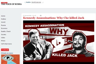 Voice of Russia article JFK Che 2211
