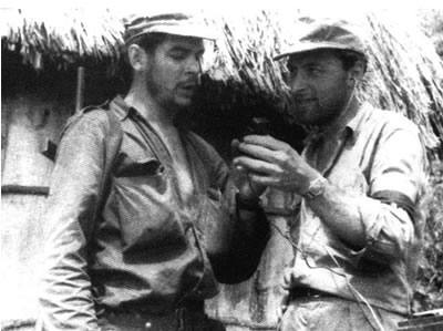 Che Guevara with Jorge Masetti Sierra Maestra